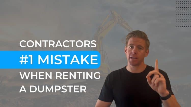 Contractors: Avoid This Costly Dumpster Rental Mistake