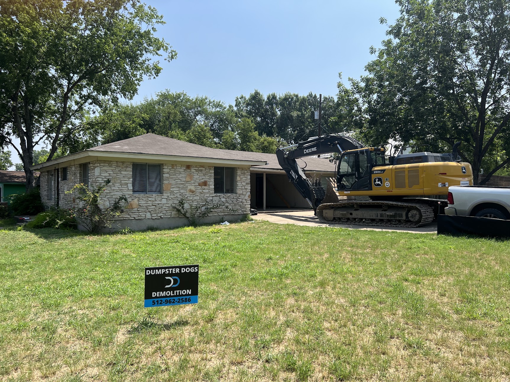 demolition full structure home austin