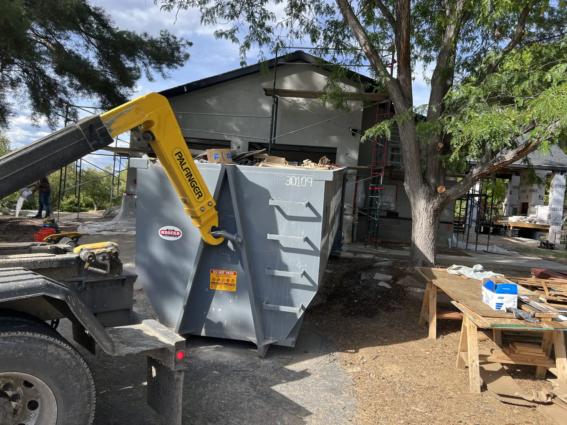 30 yard construction dumpster in Boulder Colorado